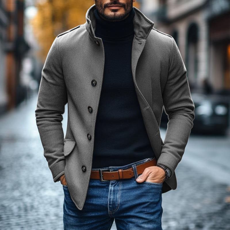 Manteau court slim pour homme