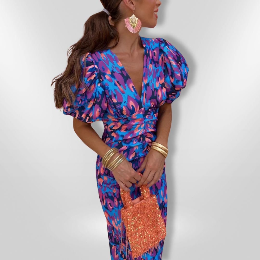Marta | Robe de Fête Vibrante