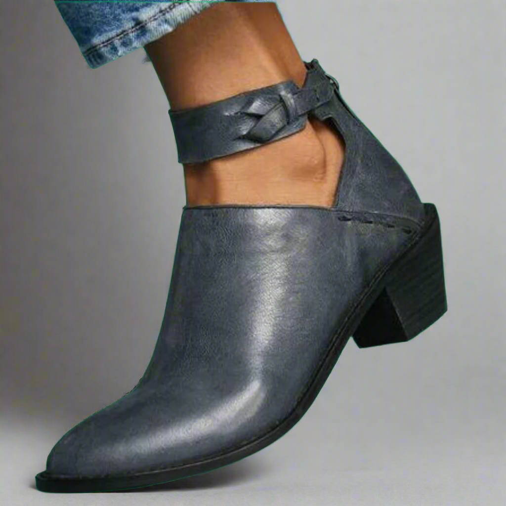Renata | Sandales Mid-Toe à talon bloc – Confort et style