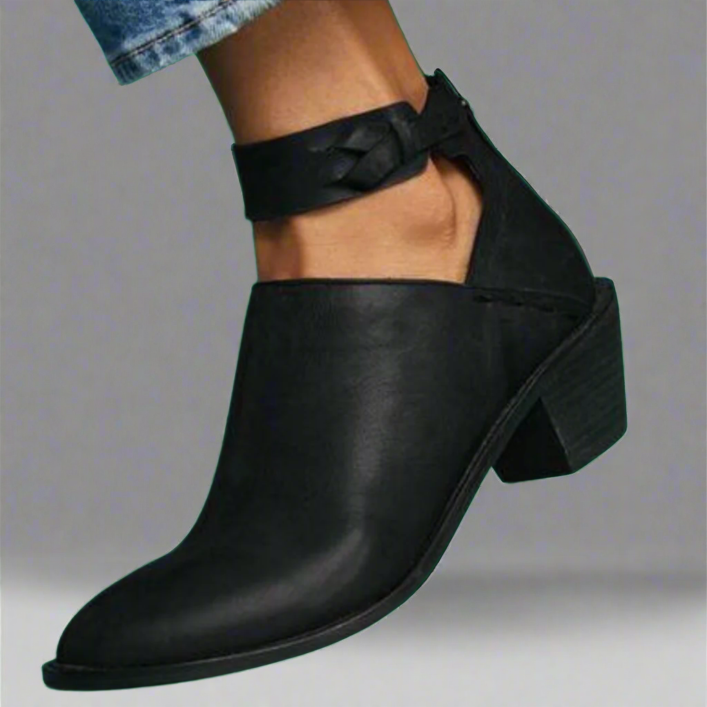 Renata | Sandales Mid-Toe à talon bloc – Confort et style