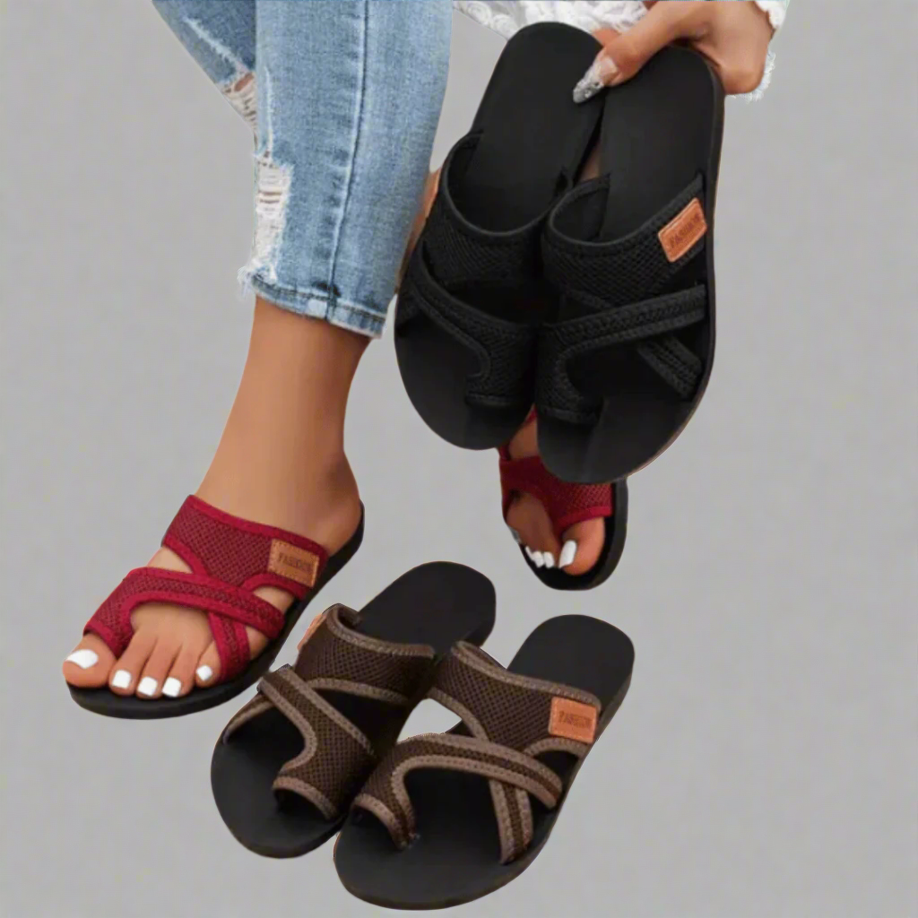 Greta | Sandales en maille respirante de qualité premium