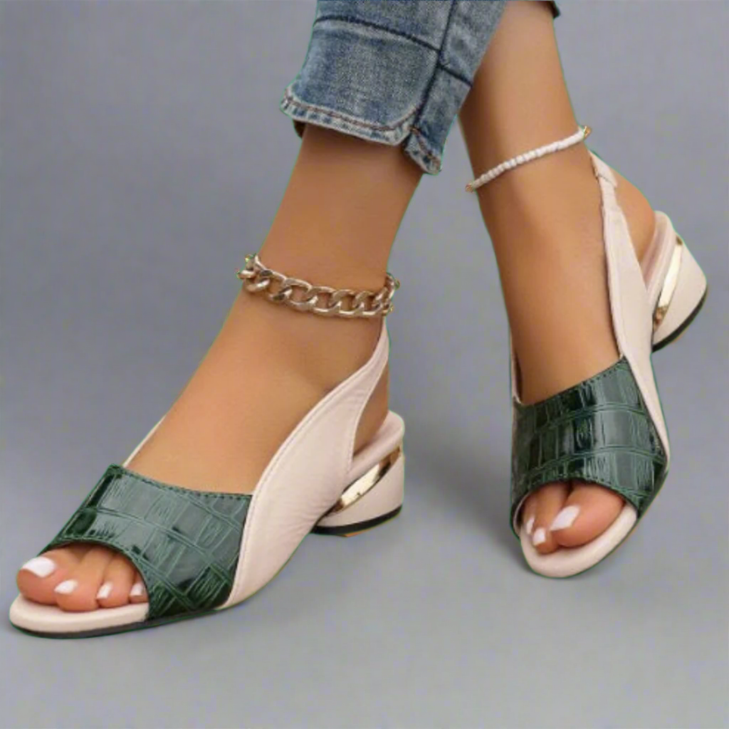 Verena | Sandales colorées faites à la main en matériau premium