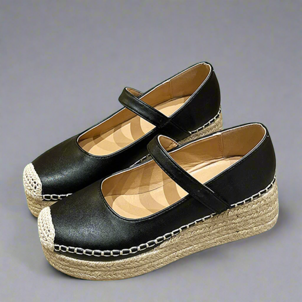 Verena | Chaussures compensées premium avec boucle pour le printemps