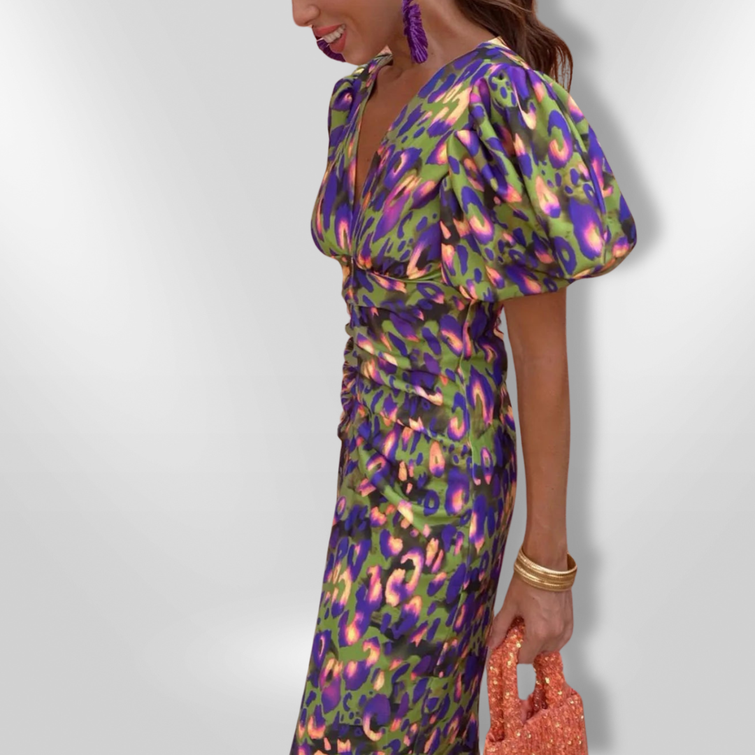 Marta | Robe de Fête Vibrante