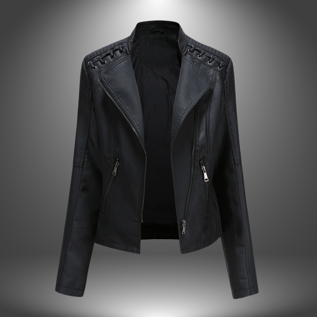 Marie | Veste Premium en Cuir Élégante