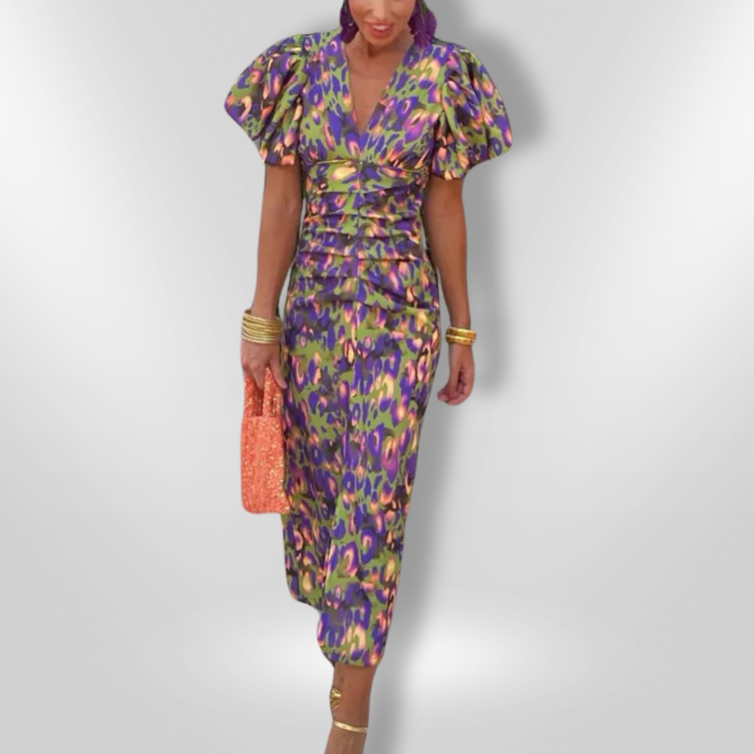 Marta | Robe de Fête Vibrante