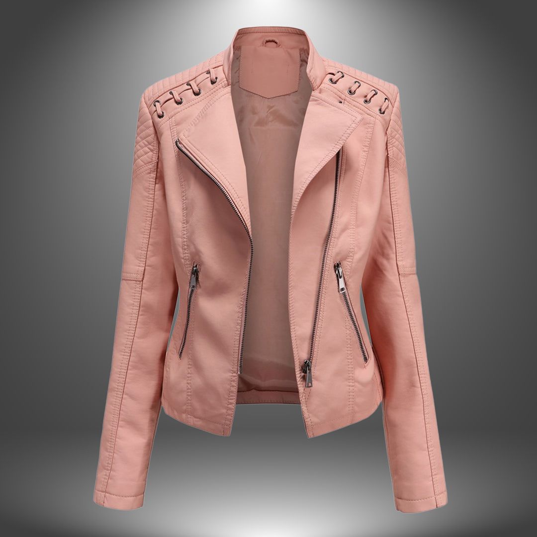 Marie | Veste Premium en Cuir Élégante
