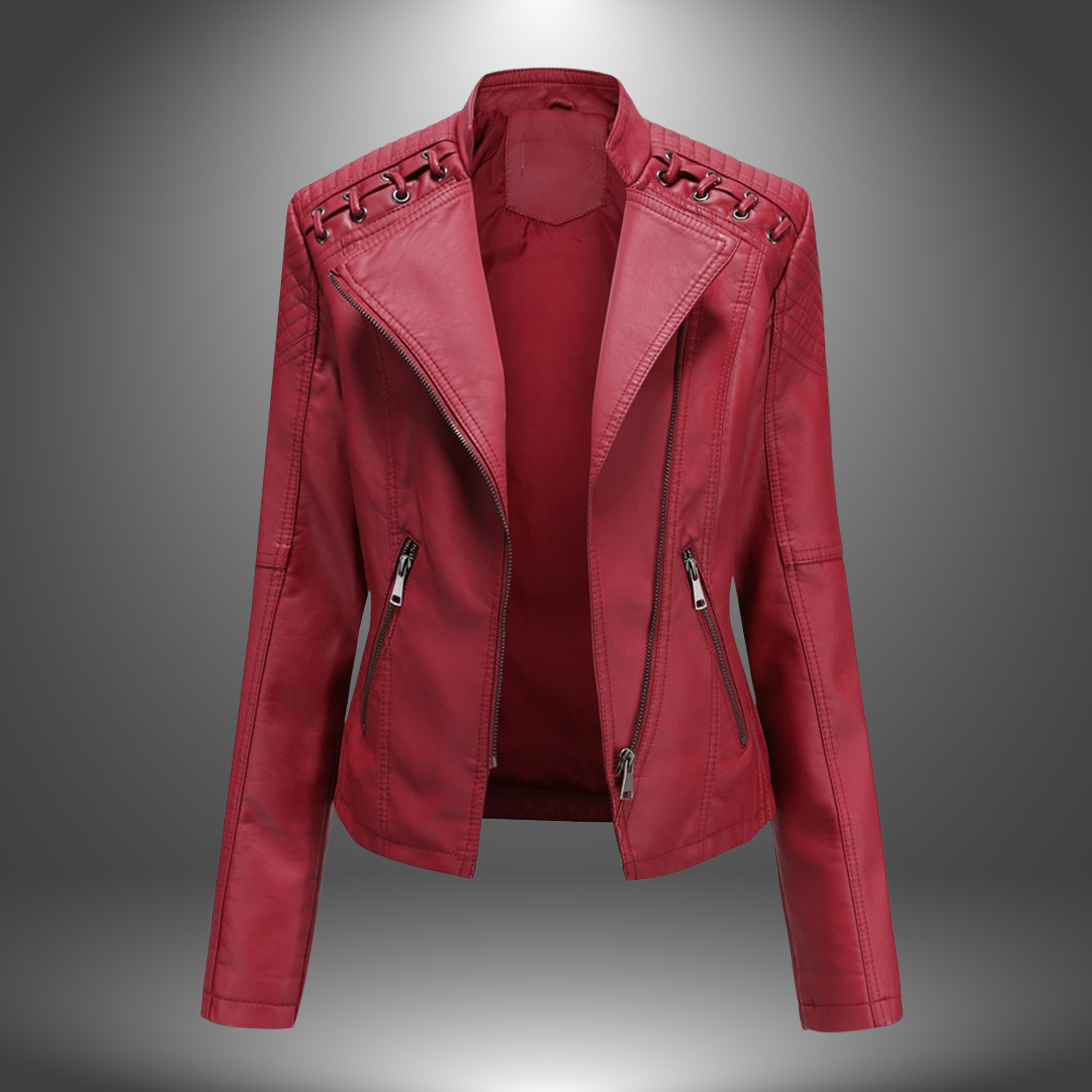 Marie | Veste Premium en Cuir Élégante
