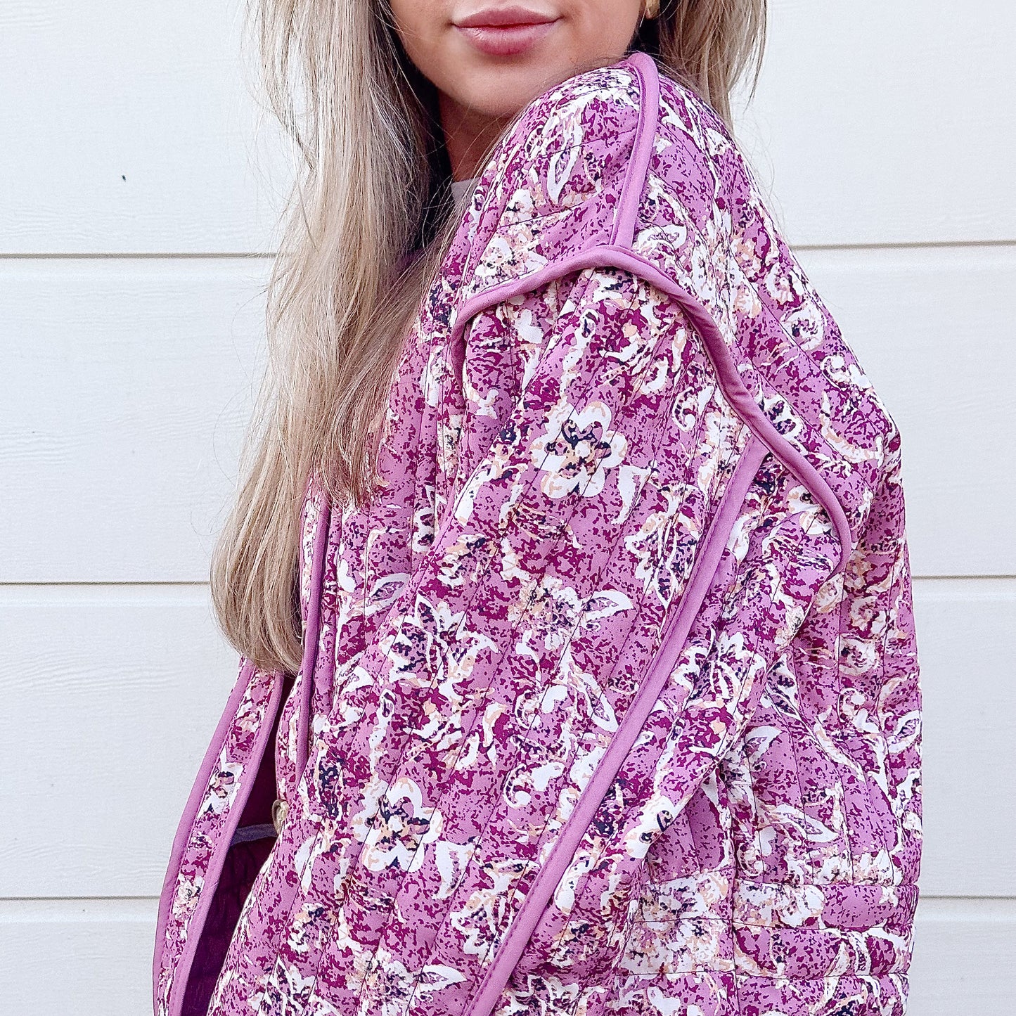 Veste Matelassée Florale Layla