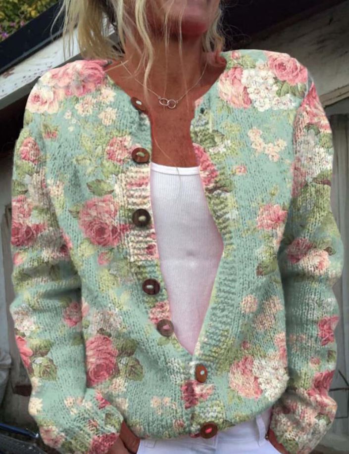 Sanne | Gilet élégant avec imprimé floral