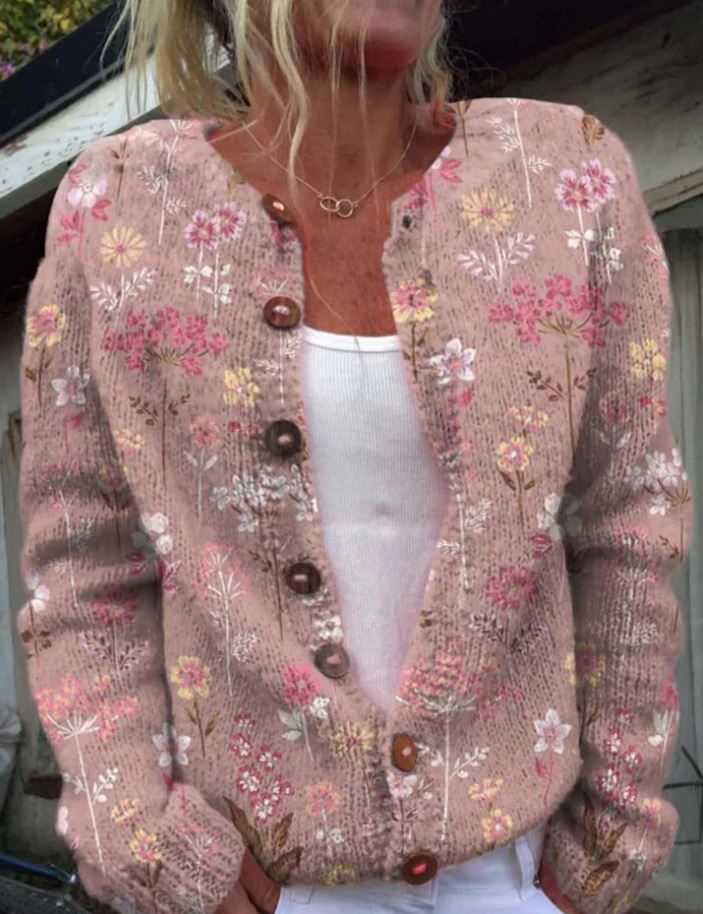 Sanne | Gilet élégant avec imprimé floral
