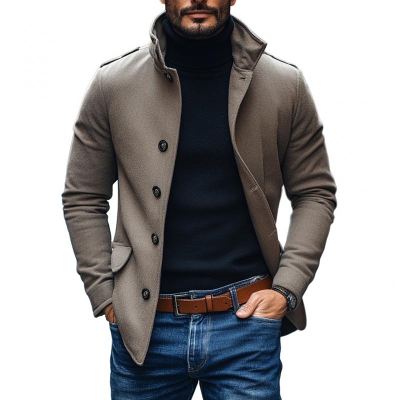 Manteau court slim pour homme