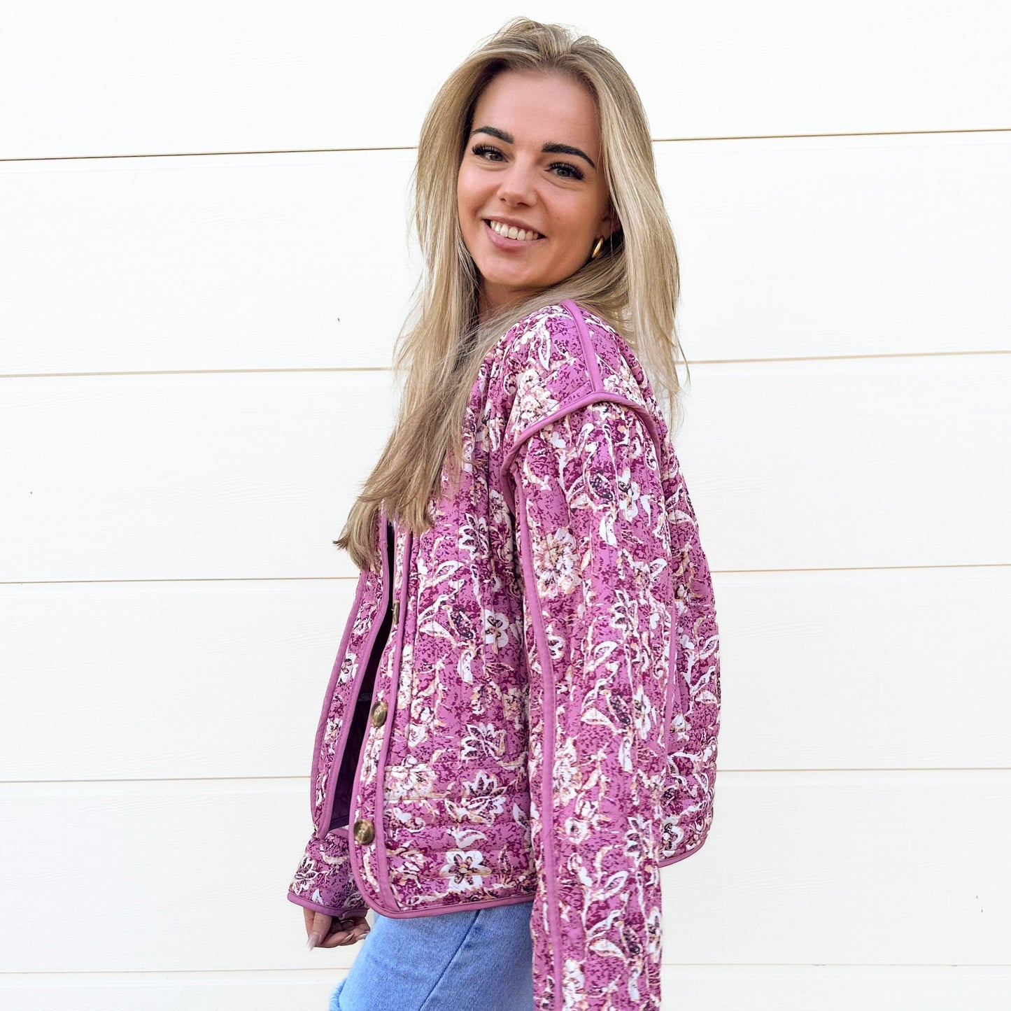 Veste Matelassée Florale Layla