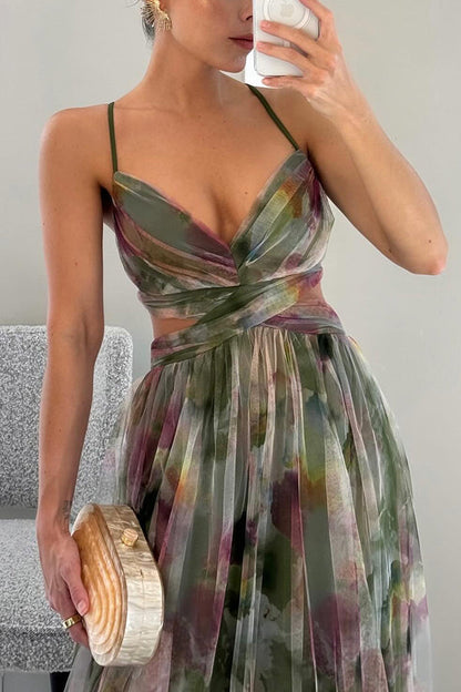 Vaëlia | Magnifique maxi-robe à imprimé floral