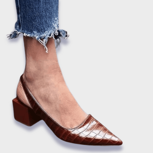 Heidi | Chaussures orthopédiques en cuir synthétique premium