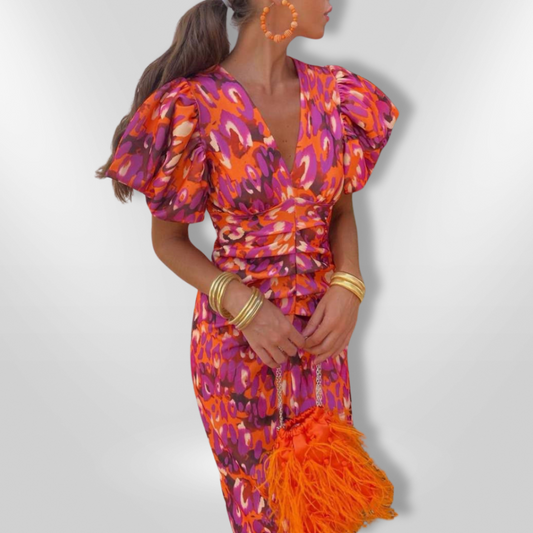 Marta | Robe de Fête Vibrante
