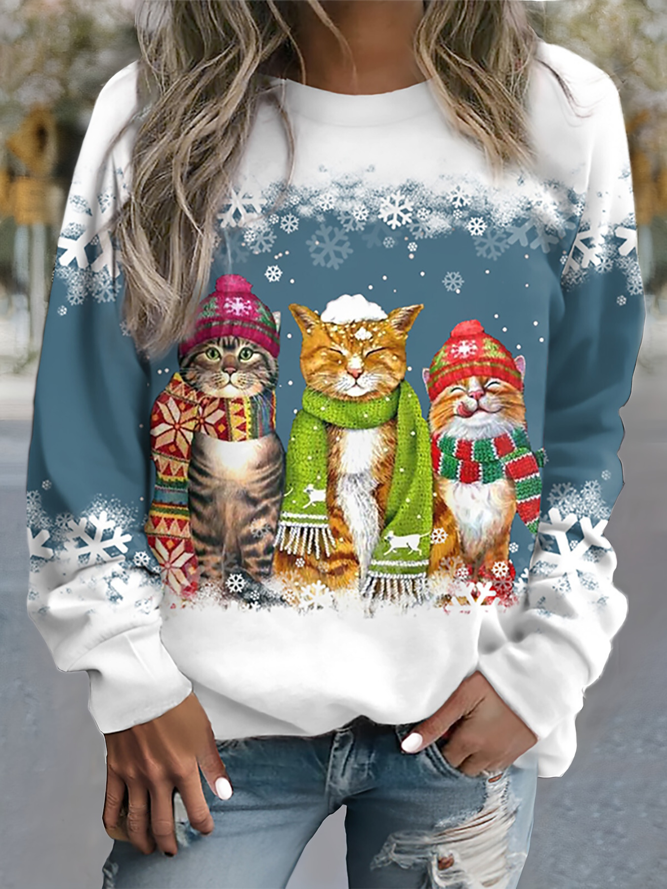Wren™ | Pull d'Hiver Festif pour Chat