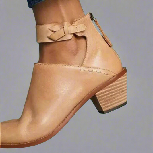 Renata | Sandales Mid-Toe à talon bloc – Confort et style