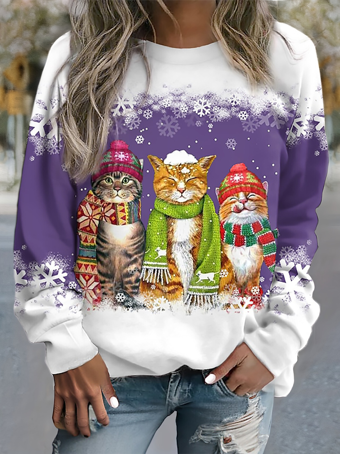 Wren™ | Pull d'Hiver Festif pour Chat