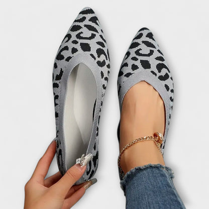 Ballerines à motif léopard
