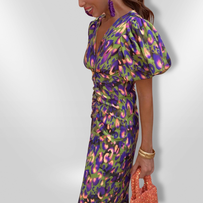 Marta | Robe de Fête Vibrante