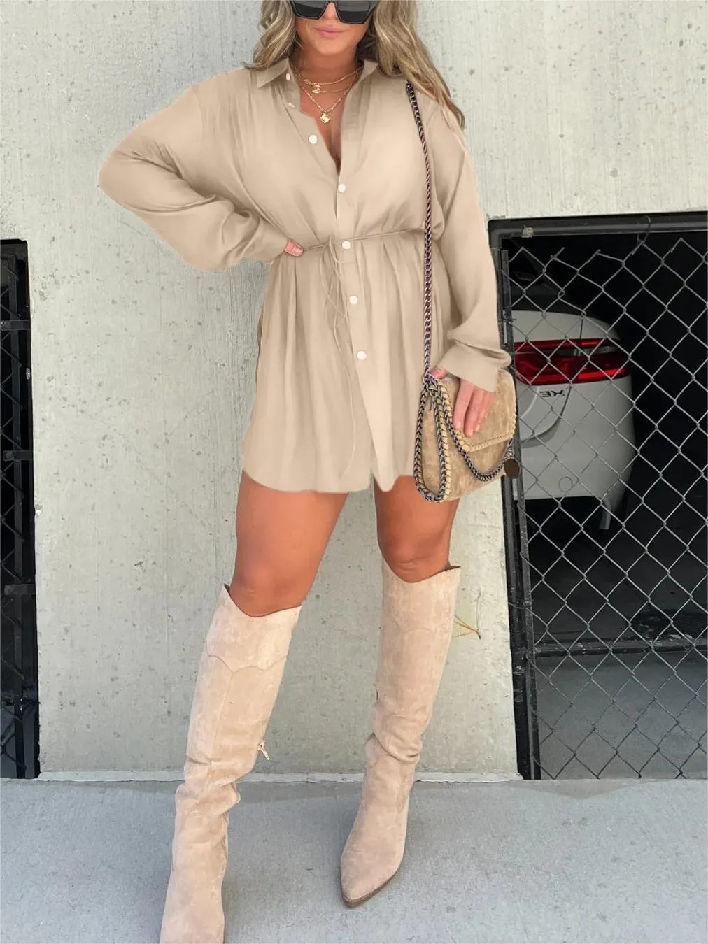 Jessica | Robe combinaison satinée tendance