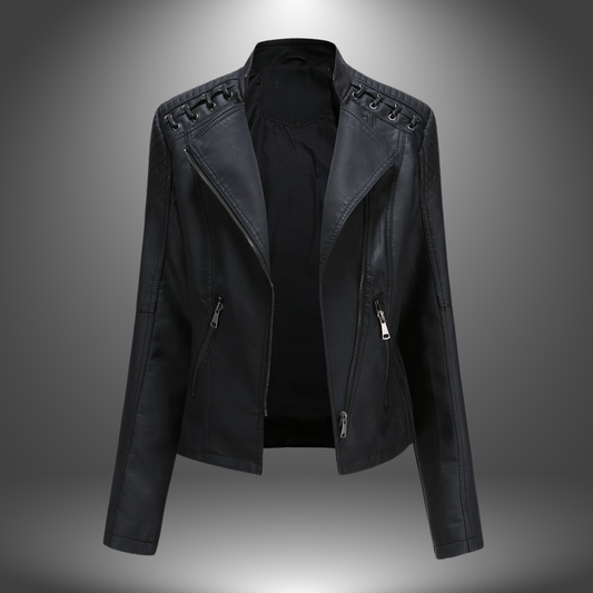 Marie | Veste Premium en Cuir Élégante