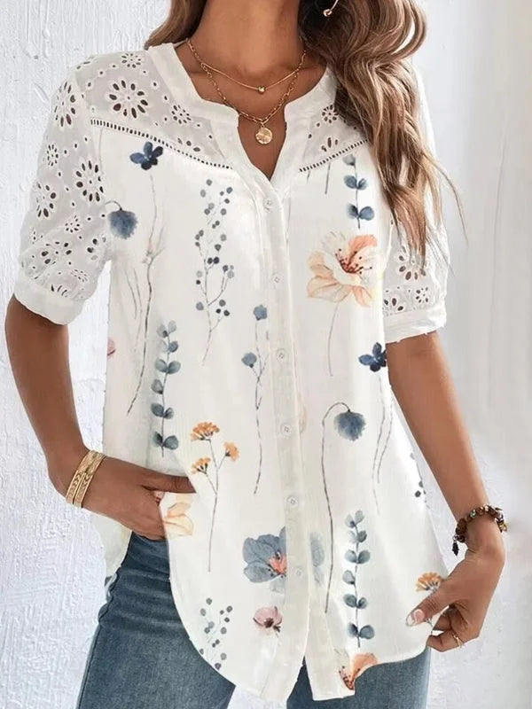 Ysolde | Chemise élégante à manches courtes