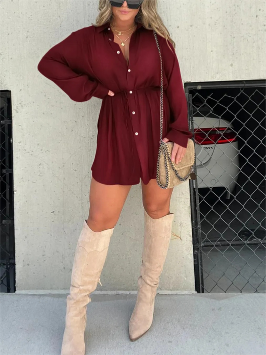 Jessica | Robe combinaison satinée tendance