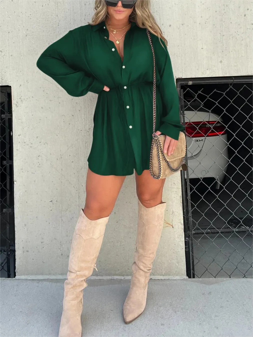 Jessica | Robe combinaison satinée tendance