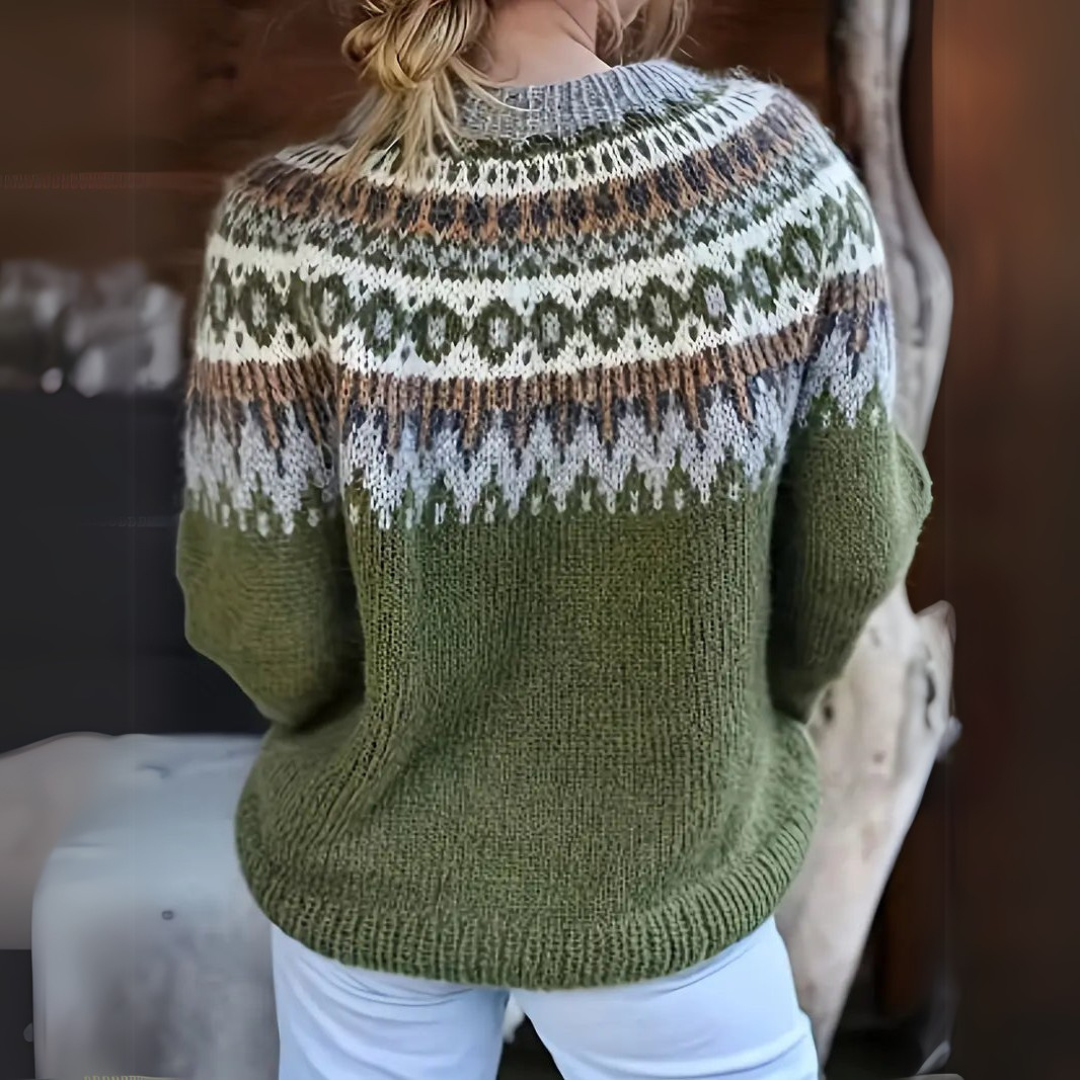 Doutzen | Pull doux avec imprimé