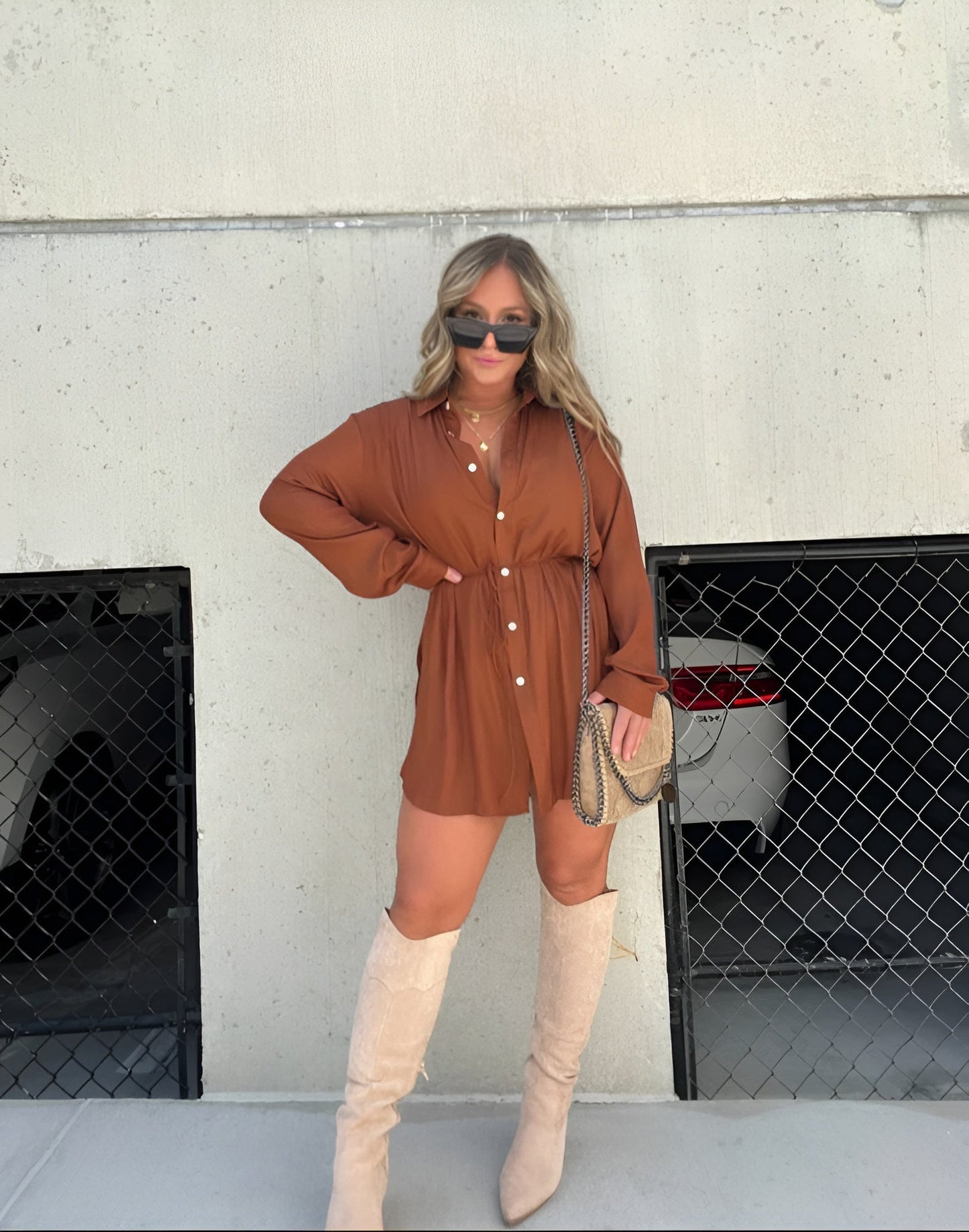 Jessica | Robe combinaison satinée tendance