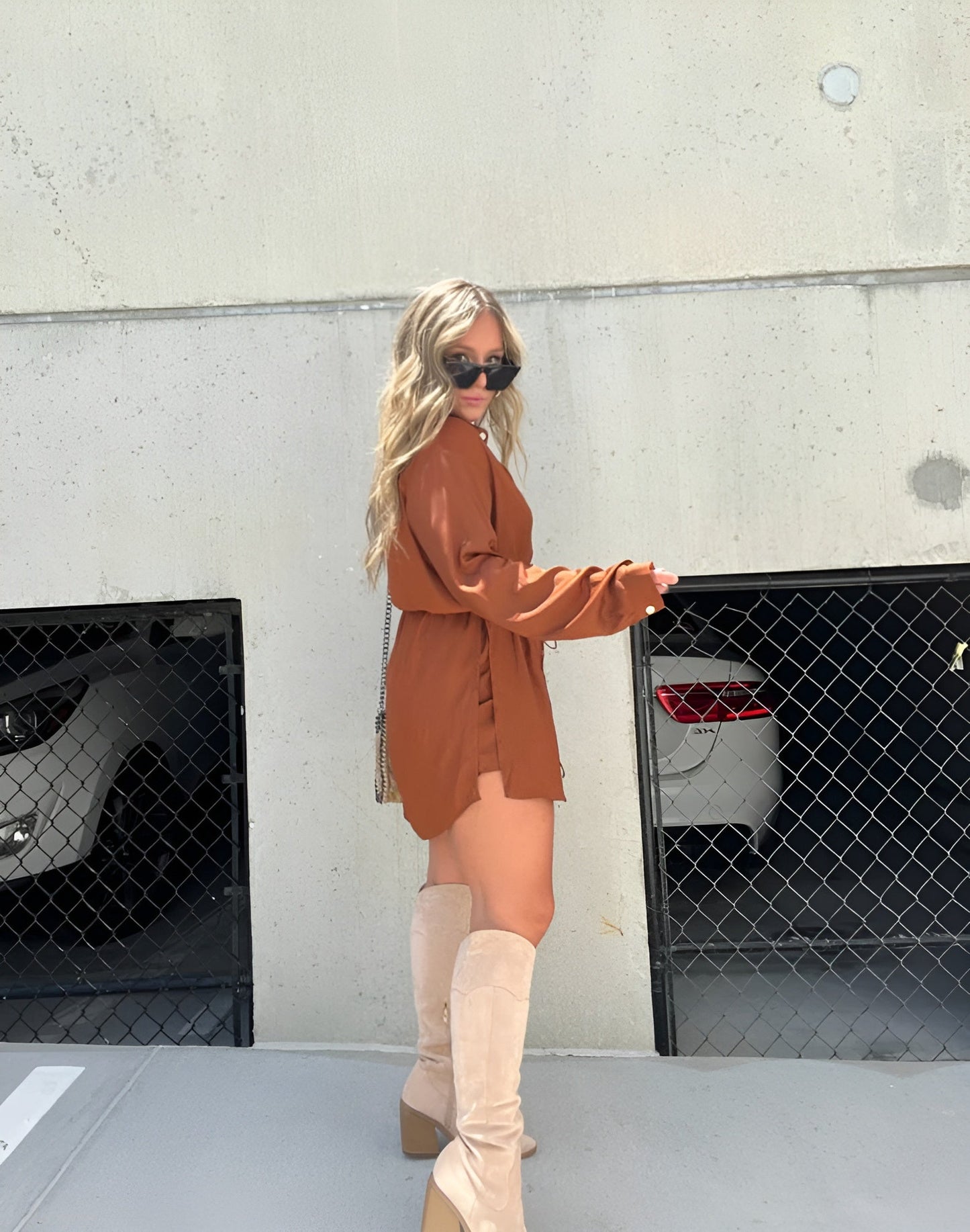 Jessica | Robe combinaison satinée tendance