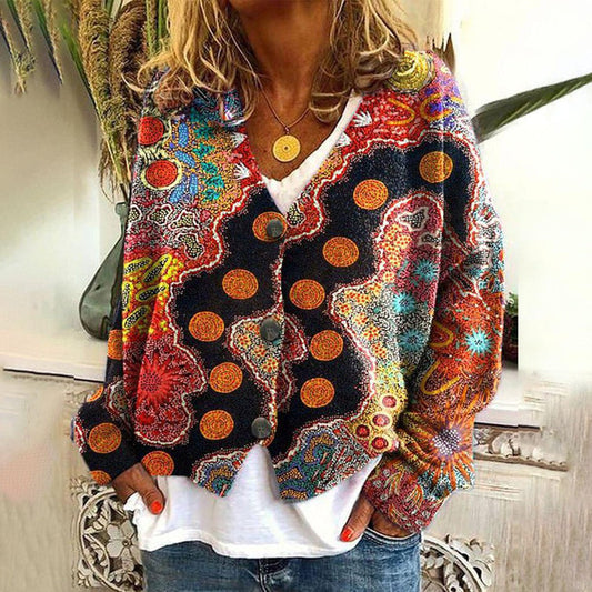 Saskia™ | Cardigan Tricot Bohemian Bliss