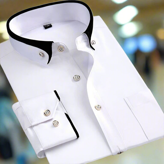 David | Chemise Classique à Manches Longues