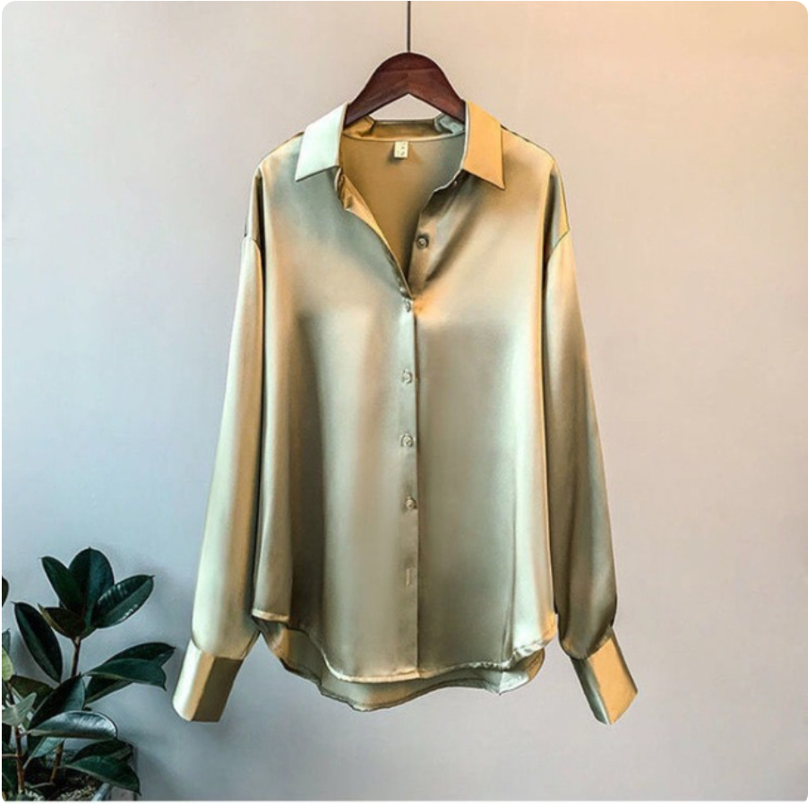CAMICIA | BLOUSE EN SATIN POUR FEMMES
