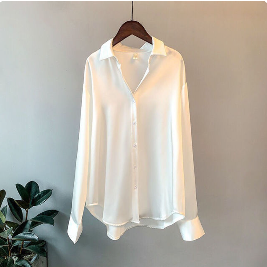 CAMICIA | BLOUSE EN SATIN POUR FEMMES