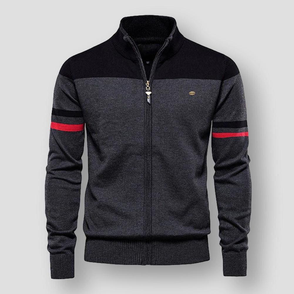 ATLAS - VESTE BOMBER RAYÉE RÉTRO