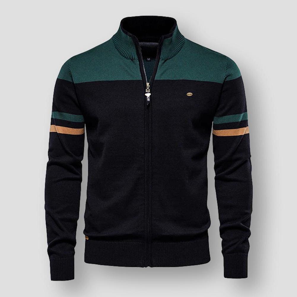 ATLAS - VESTE BOMBER RAYÉE RÉTRO