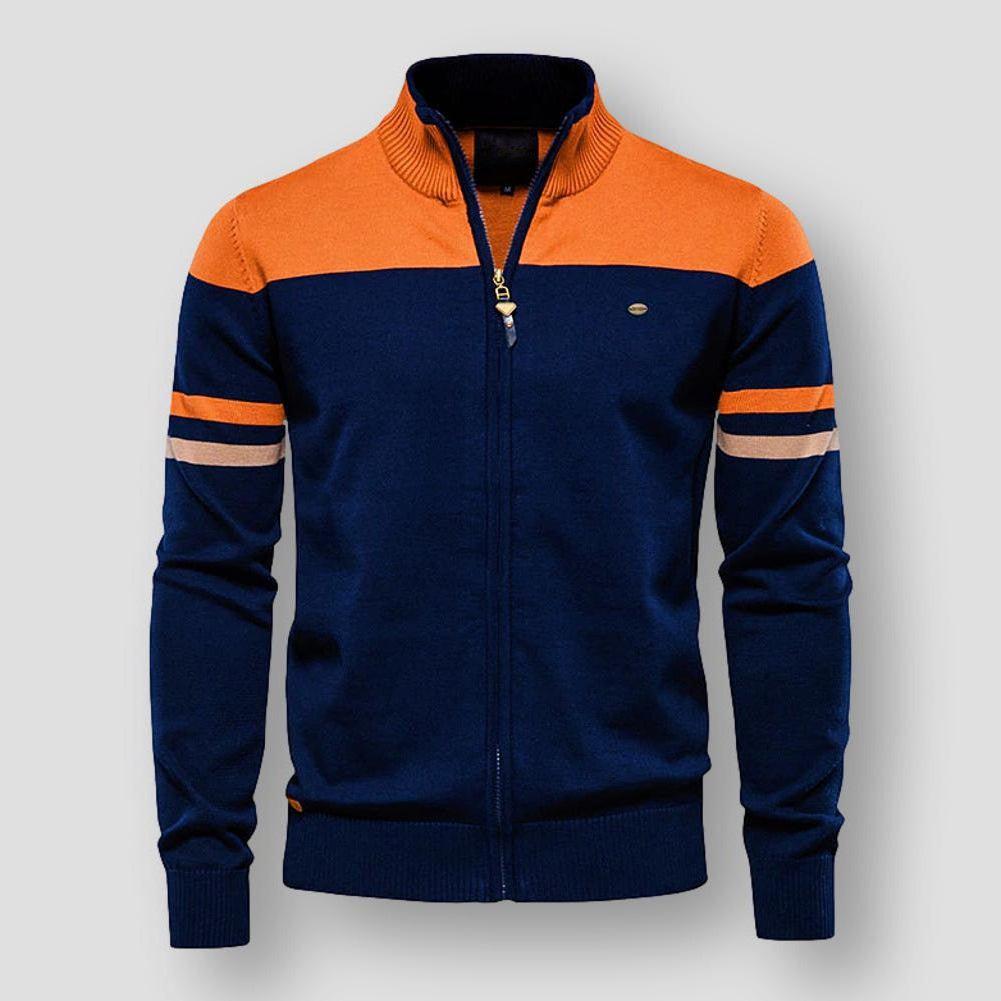 ATLAS - VESTE BOMBER RAYÉE RÉTRO