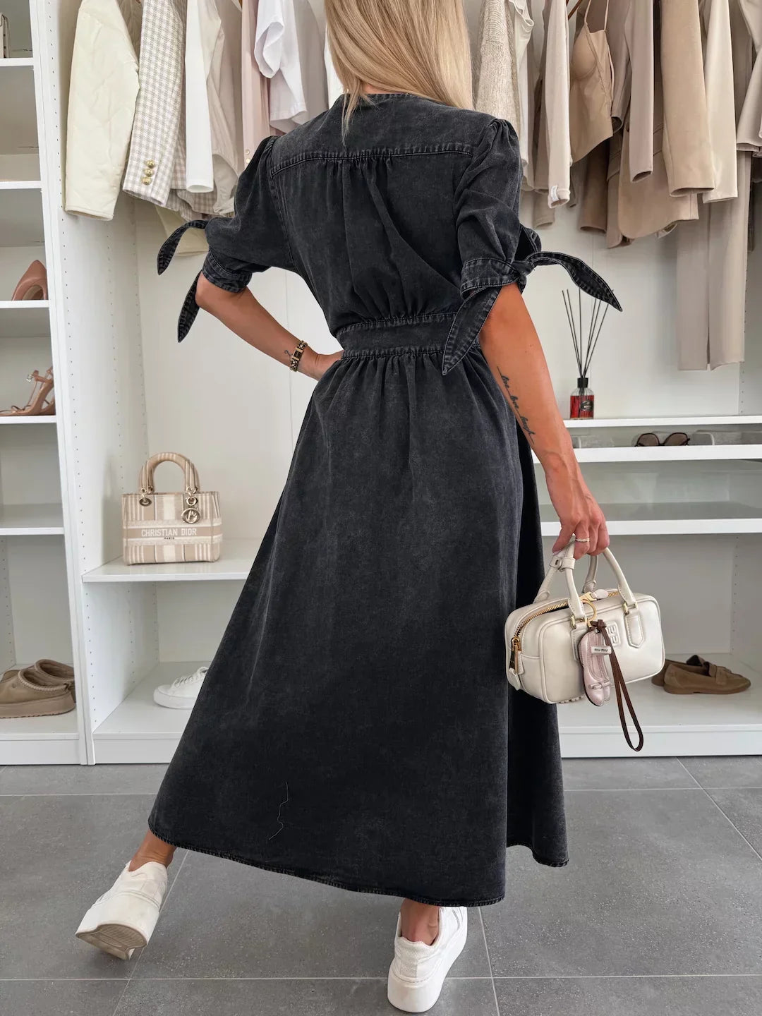 Ivanka | Robe en denim éclatante