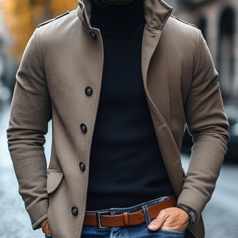 Manteau court slim pour homme